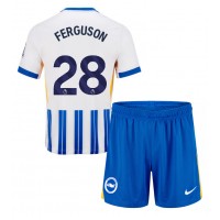 Camiseta Brighton Evan Ferguson #28 Primera Equipación Replica 2024-25 para niños mangas cortas (+ Pantalones cortos)